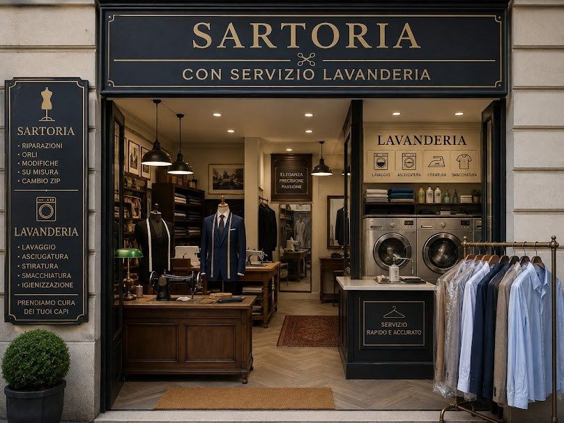 Sartoria con servizio lavanderia